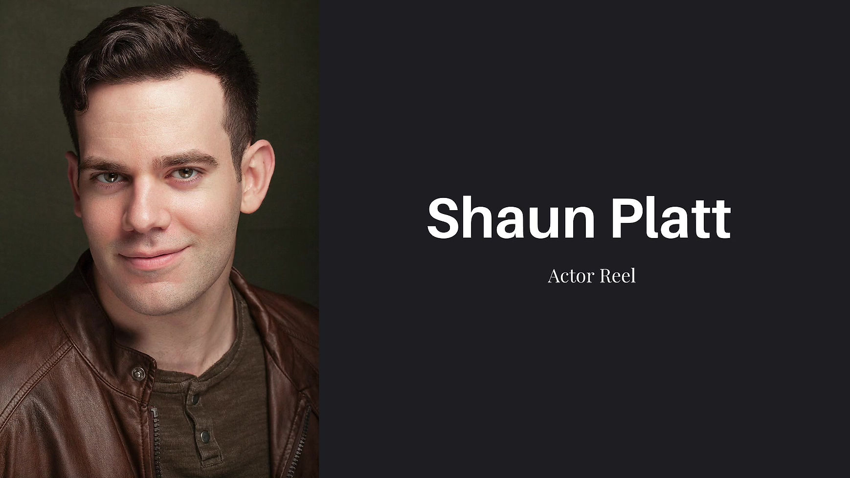 Shaun Platt Actor Reel 2020